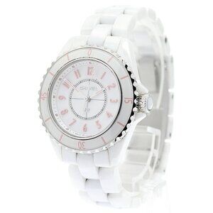 CHANEL J12 Pink Blush H6755 World limited 1200 white Dial Quartz Ladies